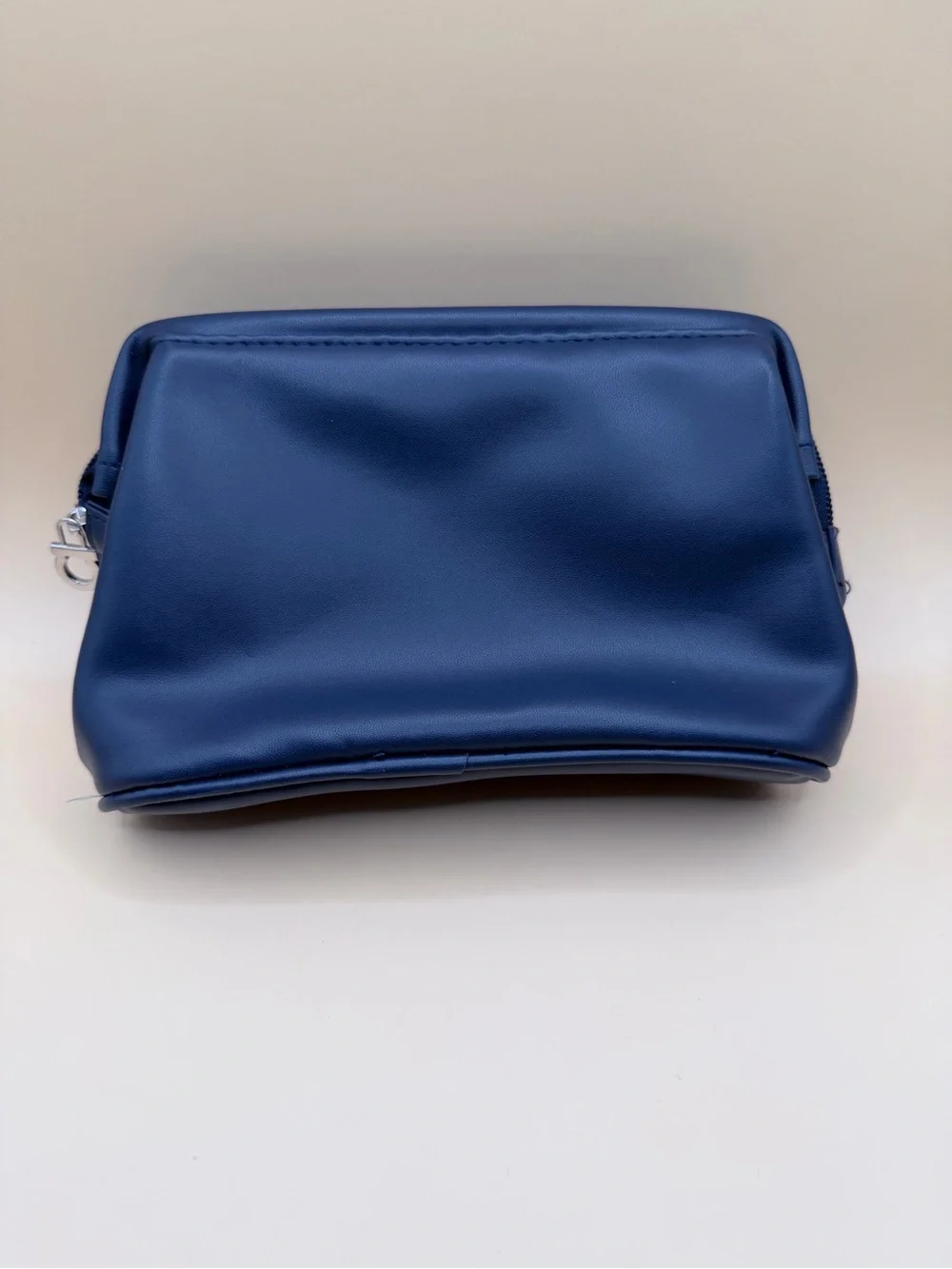 Salvatore Ferragamo Navy Makeup Cosmetic Toiletry Pouch